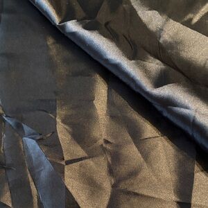 Elegant Black satin Fabric